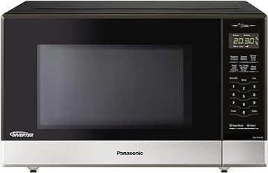 Panasonic NNST676S Genius Mid-Size Microwave Oven, Stainless Steel