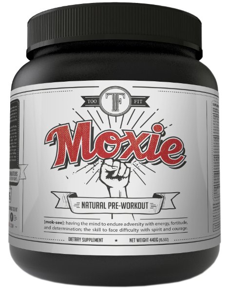 Moxie - Natural Pre Workout - Paleo Certified - Stimulant Free - Sugar Free - Sustained Energy - Proven Ingredients - Free of Anything Artificial - Cherry - 20 Servings