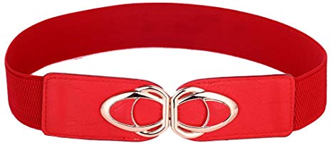 Beltox Womens Belts Elastic Stretch Cinch Plus Fashion Dress Belts for ladies