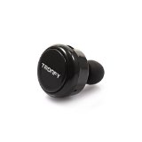 Newest Version 40 Tronfy iWork Mini 40 Longest Battery Life in Similar Minimal Sheltered Wireless Bluetooth V40 In Ear EarbudEarpiece Earphone Headphone Headset wMic Support Stream MusicVideoAudio For iPhone 66 Plus55S5C Most Bluetooth Enable Device- Apple Android Smart Phone Black