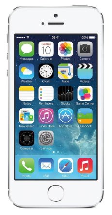 Apple iPhone 5S Silver 16GB Unlocked GSM Smartphone (Certified Refurbished)