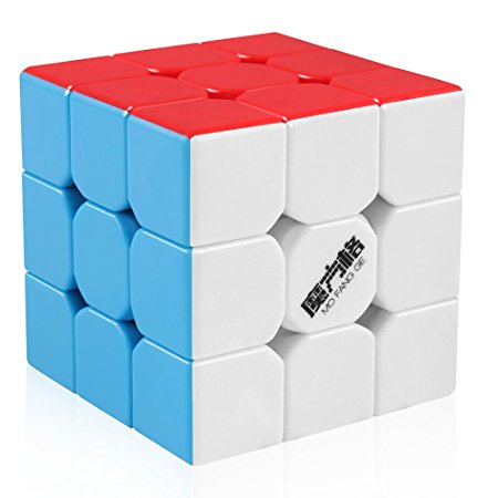 D-FantiX Qiyi MoFangGe Thunderclap Speed Cube 3x3 Stickerless Smooth Magic Cube Puzzle 57mm