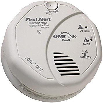 First Alert - SCO501CN-3ST - FIRST ALERT SCO501CN-3ST ONELINK Battery-Operated Combination Smoke & Carbon Monoxide Alarm with Voice Location