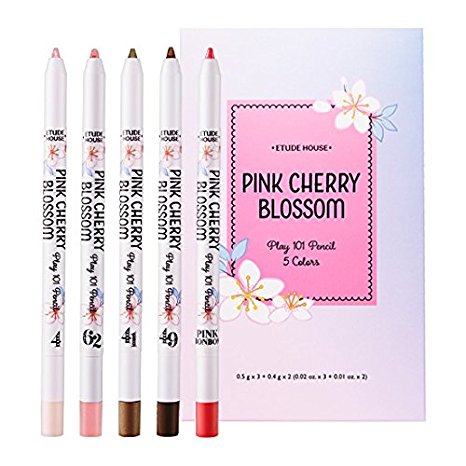 Etude House Pink Cherry Blossom Play 101 Pencil 5 kit [2016 Spring Limited]