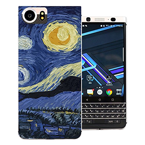 Blackberry Keyone Cellphone Case, Hi5Gadget ZLDECO Ultra Slim Soft Shockproof Soft Skin Case Cover with Rope Protect for Blackberry Keyone/Mercury Smartphone (Artistic)
