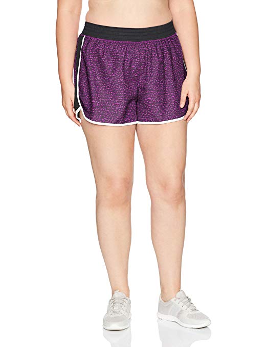 Just My Size Women's Plus Size Active Woven Run Short