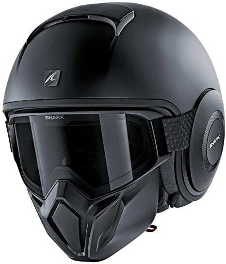 Shark HE3306DKMAL Unisex-Adult Full Face Helmet (Matte Black, L - 59-60 cm - 23.2-23.6'')