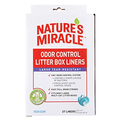 Nature's Miracle Odor Control Litter Box Liners