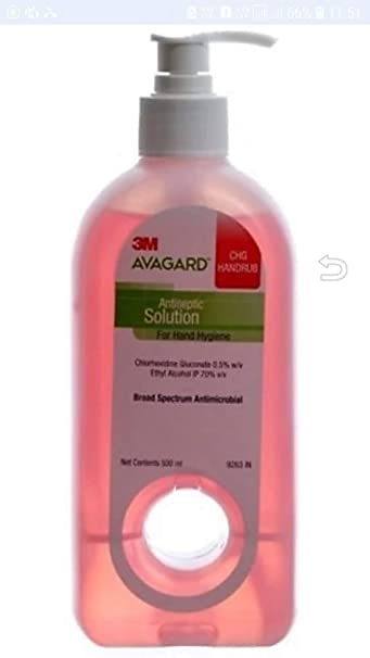 3M AVAGARD 500ML-CHG HANDRUB-PINK(PACK OF 2 PIECE)