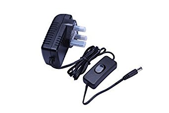 Tingkam® Power Adaptor Regulated Transformers Power Supply for LED Strip LED Tape Lights CCTV Camera DC 12V 2.5A 30W UK Plug