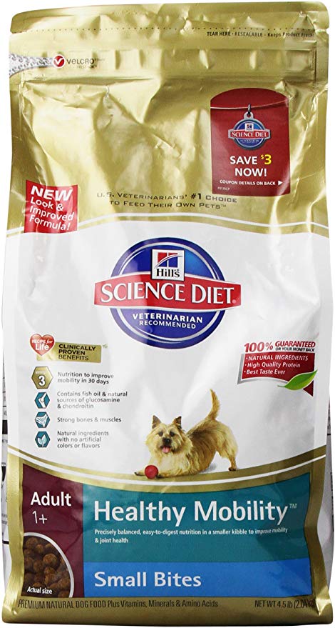 Hill'S Science Diet Adult Healthy Mobility Small Bites Dry Dog Food