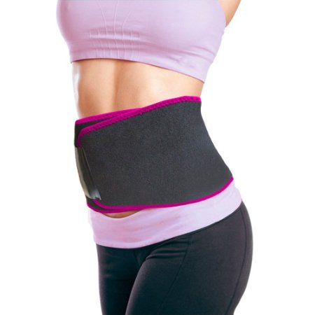 Waist Trimmer for Men & Women - Weight Loss Wrap - Lower Back & Lumbar Support - Workout Sauna Suit Stomach Fat Burner - Maternity Support Belt