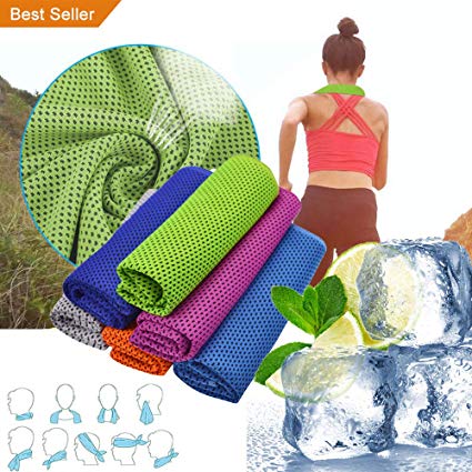 MEETWAY 30x90cm Microfiber Beach Towel Quick Drying Sports Cooling Towel Fitness Gym Yoga Towel