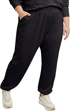 Hanes Women's Originals Fleece Joggers, Soft-Brushed Sweatpants, Women's Loungewear, 29, Plus Size Available