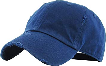 KBETHOS Vintage Washed Distressed Cotton Dad Hat Baseball Cap Adjustable Polo Trucker Unisex Style Headwear