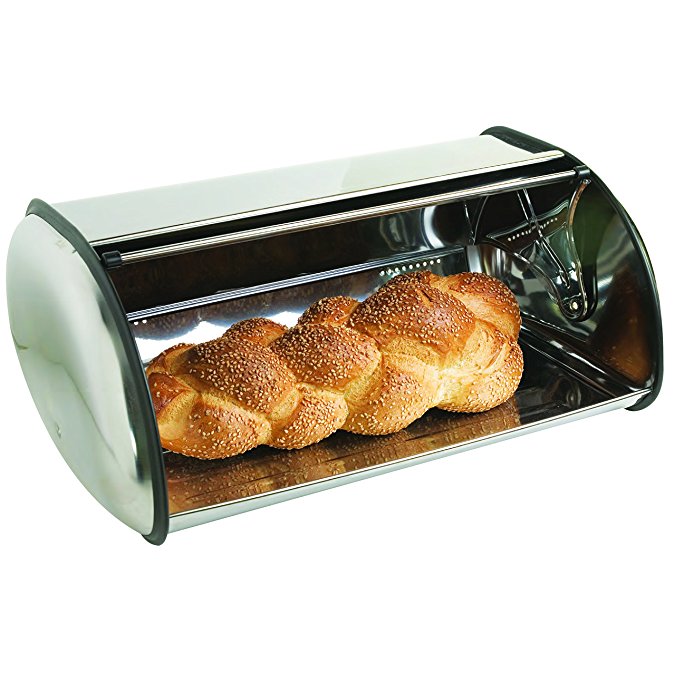 Home Basics BB00085 Stainless Steel Bread Box,