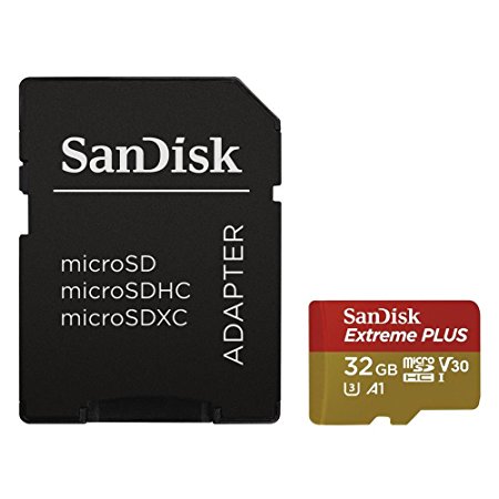 SanDisk SDSQXBG-032G-GN6MA Extreme PLUS 32GB microSDHC UHS-I Card