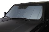 Covercraft UVS100 - Series Heat Shield Custom Fit Windshield Sunshade for Select Honda Civic Models  - Laminate Material Blue Metallic