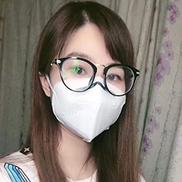 N95 KN95 Dust Masks 6 Layer Anti Pollution Grade Anti Dust Face Mouth Mask (10 Pcs)