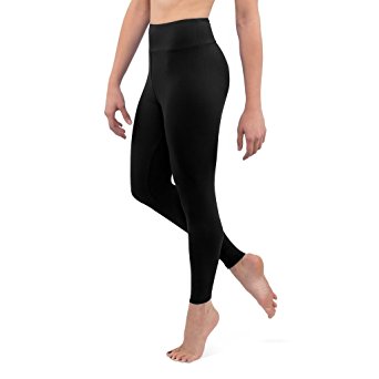 Posh by Anna Ultra Soft Double Brushed Women's Leggings With Premium Yoga Waistband - Slimming, High Waist - Solid Opaque