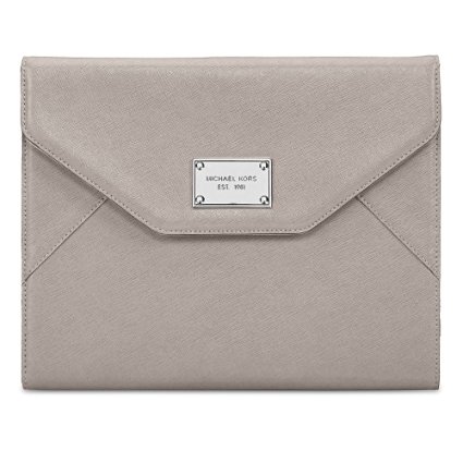 Michael Kors Clutch - Pearl Grey Saffiano for iPad