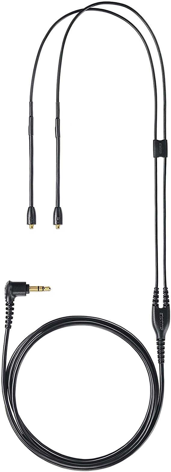 Shure EAC64BK 64 -Inch Detachable Earphone Cable for SE215, SE315, SE425 and SE535 Earphones (Black)