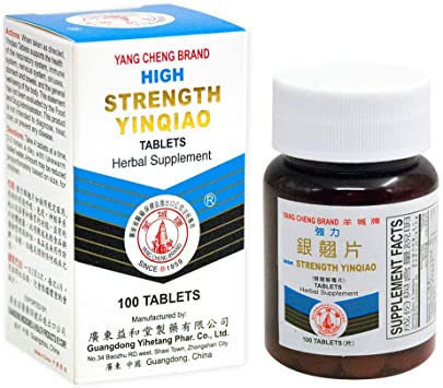 High Strength Yinqiao Herbal Supplement (100 Tablets)