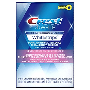 Crest 3D White Whitestrips Gentle Routine Treatments, 14 Count