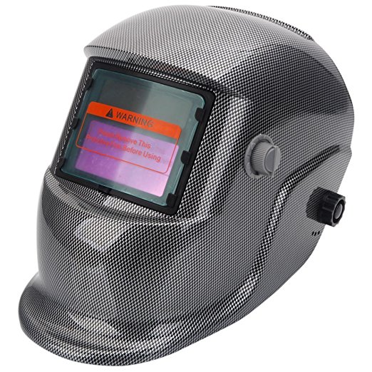 Z ZTDM Welding Helmet Pro Solar Auto Darkening Black Squares Mask,Adjustable Shade Range 4/9-13 Weld/Grinding Welder Protective Gear Arc Mig Tig,CE EN379 ANSI Z87.1