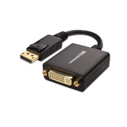 Cable Matters Gold Plated DisplayPort to DVI Male to Female Adapter