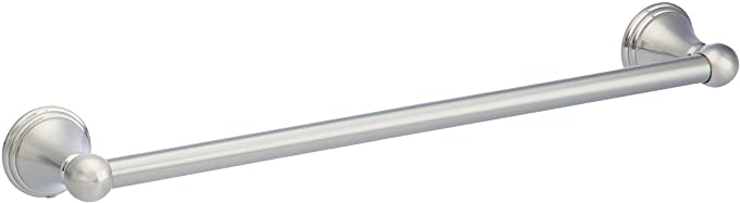 AmazonBasics AB-BR810-SN Towel Bar, 18 Inch, Satin Nickel