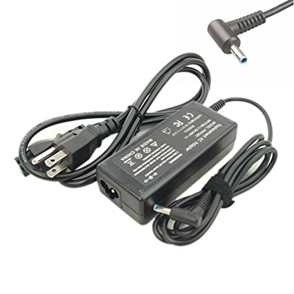 Elecbrain AC Adapter Charger for HP 15-F009WM 15-F023WM 15-F039WM 15-F059WM 15-g073nr F9H92UA 15-g074nr Laptop 4.5/3.0mm Power Supply with Cord