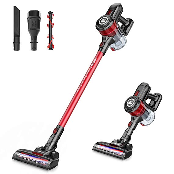 ONSON Cordless Vacuum Cleaner,Handheld Stick Vacuum Cleaner,12Kpa Powerful Cleaning Lightweight 2 in 1 Cordless Vacume Cleaners with Lithium Ion Battery for Floor Carpet,Pet Hair,Home,Car,Upholstery