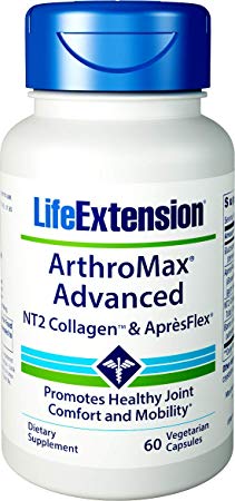 Life Extension Arthromax Advanced with NT2 Collagen & ApresFlex, 60 Capsules