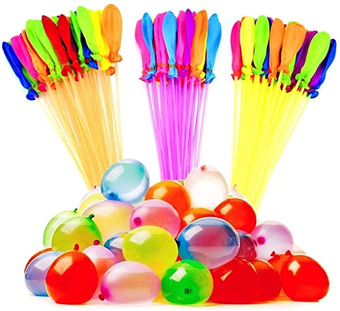 T&B | 222 Water Balloons | Self Tying, Self Sealing, Rapid Fill Water Bombs | Instant Summer Fun | Water Fight Domination