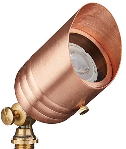 VOLT Fat Boy 12V Solid Copper Spotlight with Stake