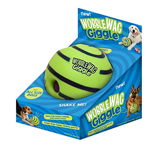 Wobble Wag Giggle Ball, Dog Toy 3-Pack
