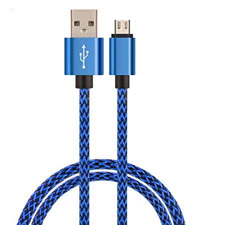 ULTRICS® Micro USB Cable 1M / 3ft - Fastest, Most Durable Charging Cable, with Durable Metal Shell, Nylon Braided & 10000  Bend Lifespan for Samsung Galaxy, HTC, Nokia, Nexus, LG, Motorola, Android Smartphones Tablets