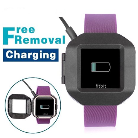 Fitbit Blaze Charger Charging Clip,Kartice Replacement USB Charger Charging Dock Holder Cord Charging Clip for Fitbit Blaze