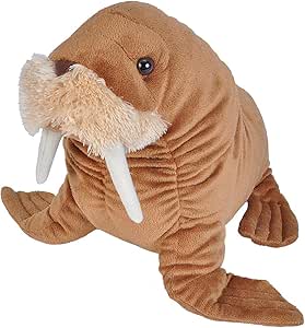 Wild Republic Walrus Plush, Stuffed Animal, Plush Toy, Gifts for Kids, Cuddlekins 15 Inches