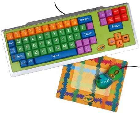 Crayola® 3-Piece Computer Kit with Keyboard, Mouse & Photo Mouse Pad (11103)