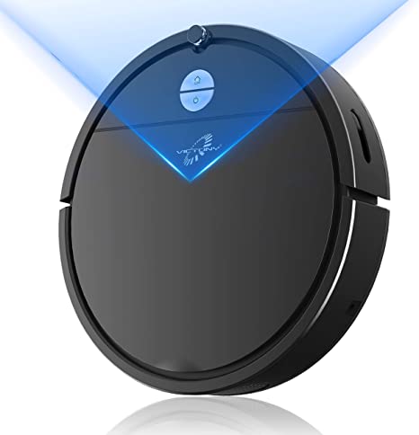 Robot Vacuum, VICTONY Robotic Vacuum Cleaner, Wi-Fi Connectivity, 1650Pa Suction, Self-Charging, Multiple Cleaning Modes, Best for Pet Hairs, Hard Floor & Medium Carpet BL03