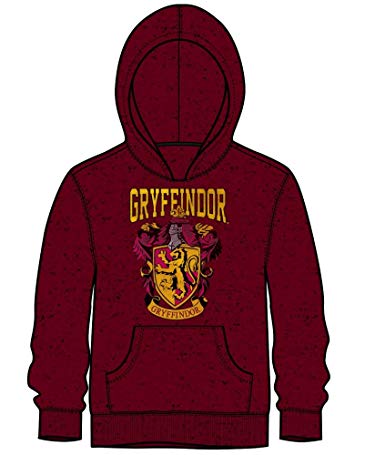 Bioworld Harry Potter Gryffindor Pullover Distressed Hoodie Sweatshirt