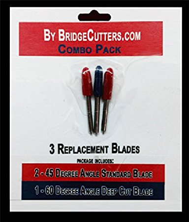 Cricut Replacement Cutting Blades Type for Cricut Cutting Machines, Combo Pack 3 blades