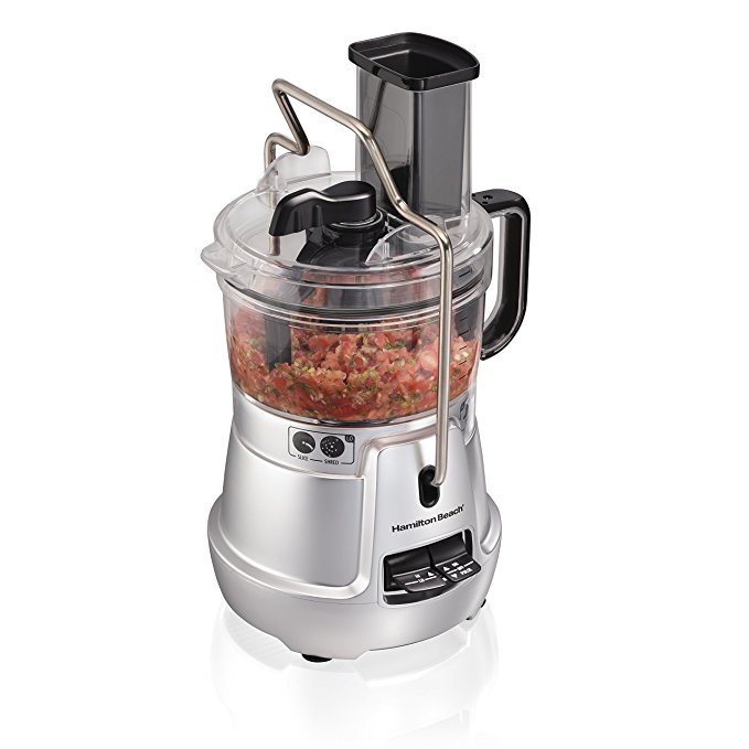 Hamilton Beach 70820 Stack & Snap Food Processor 8-Cup with Built-in Bowl Scraper