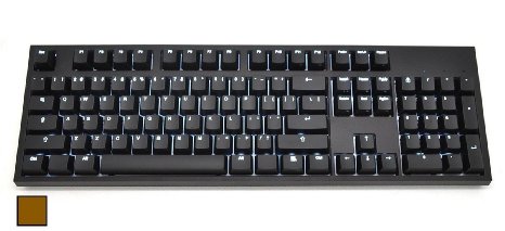 CODE 104-Key Illuminated Mechanical Keyboard with White LED Backlighting - Cherry MX Brown
