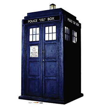 Doctor Who Dr. Who 2D TARDIS Lifesize CARDBOARD CUTOUT Standup Standee Poster