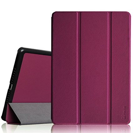 iPad Air 2 Case - Fintie SmartShell Case for Apple iPad Air 2 (iPad 6) 2014 Model, Ultra Slim Lightweight Stand with Smart Cover Auto Wake / Sleep Feature, Purple