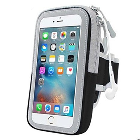 iPhone 6 6S Plus Sports Armband,Yomole Outdoor Running CellPhone Sweatproof Case with Key Holder and Card Pouch for iphone 6 6s Plus 5s 5c se Samsung Galaxy Note 5 4 3 Note Edge S4 S5 S6 S7 edge plus