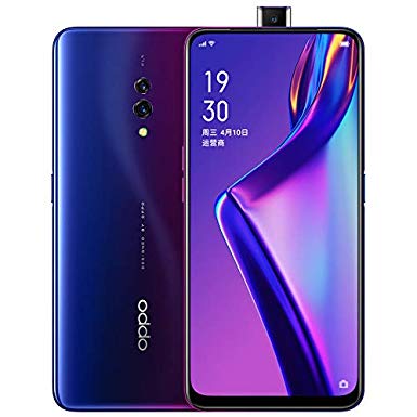 Oppo K3 8G 128G Mobile Phone 4G LTE Android 9 Snapdragon 710 Octa Core 6.5" AMOLED VOOC 3.0 Screen Fingerprint Support Google-by (CTM Global Store) (Purple 8G 128G)